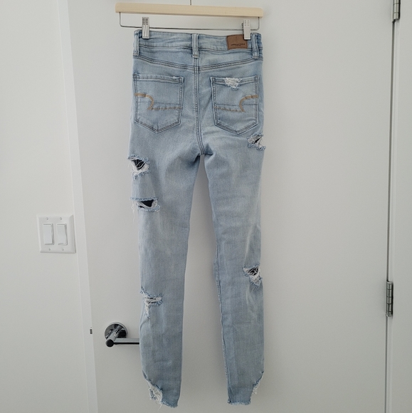 American Eagle- Next Level Stretch Distressed / Ripped Jeans - Picture 5 of 7